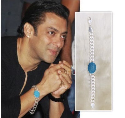 Gleaming Beads & Silver Plated Men's Bracelet